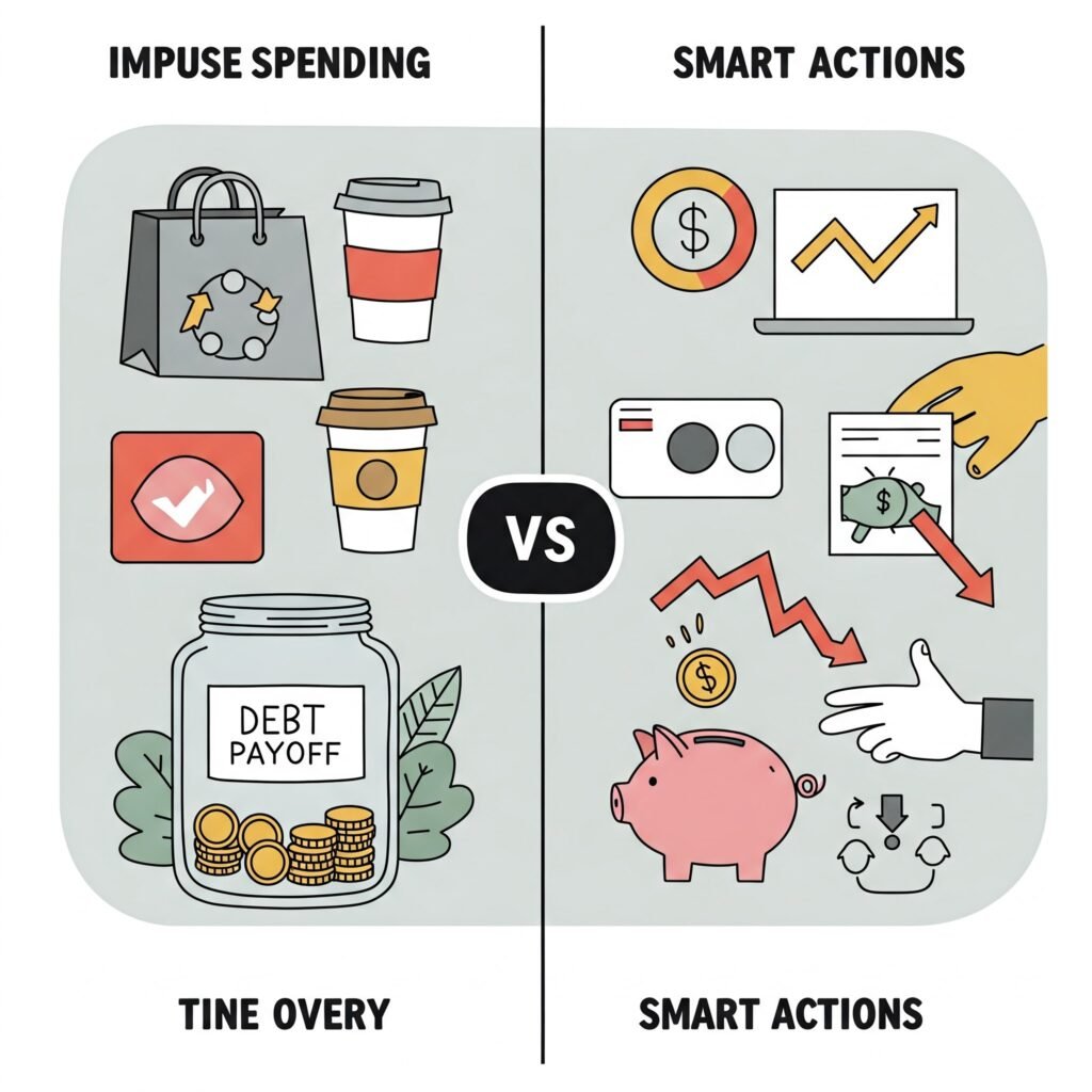 emphasizing smart financial choices.