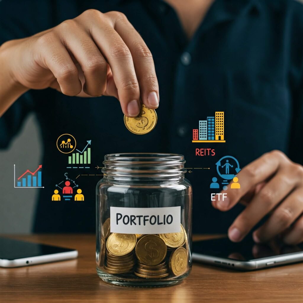 Investing in a portfolio with stock