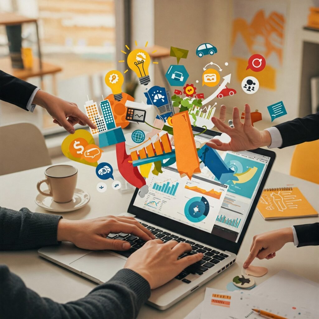 epresenting multiple income streams and entrepreneurship