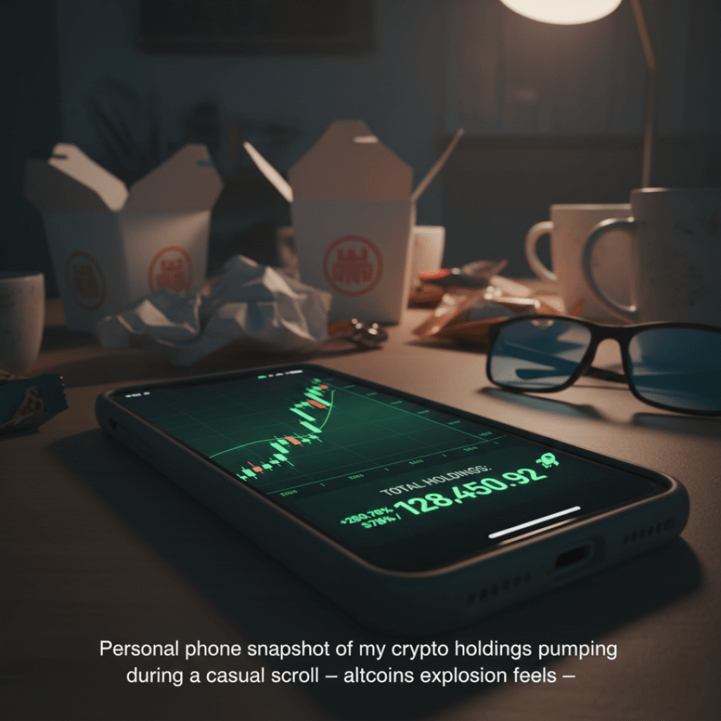 captured from a personal over-the-shoulder angle